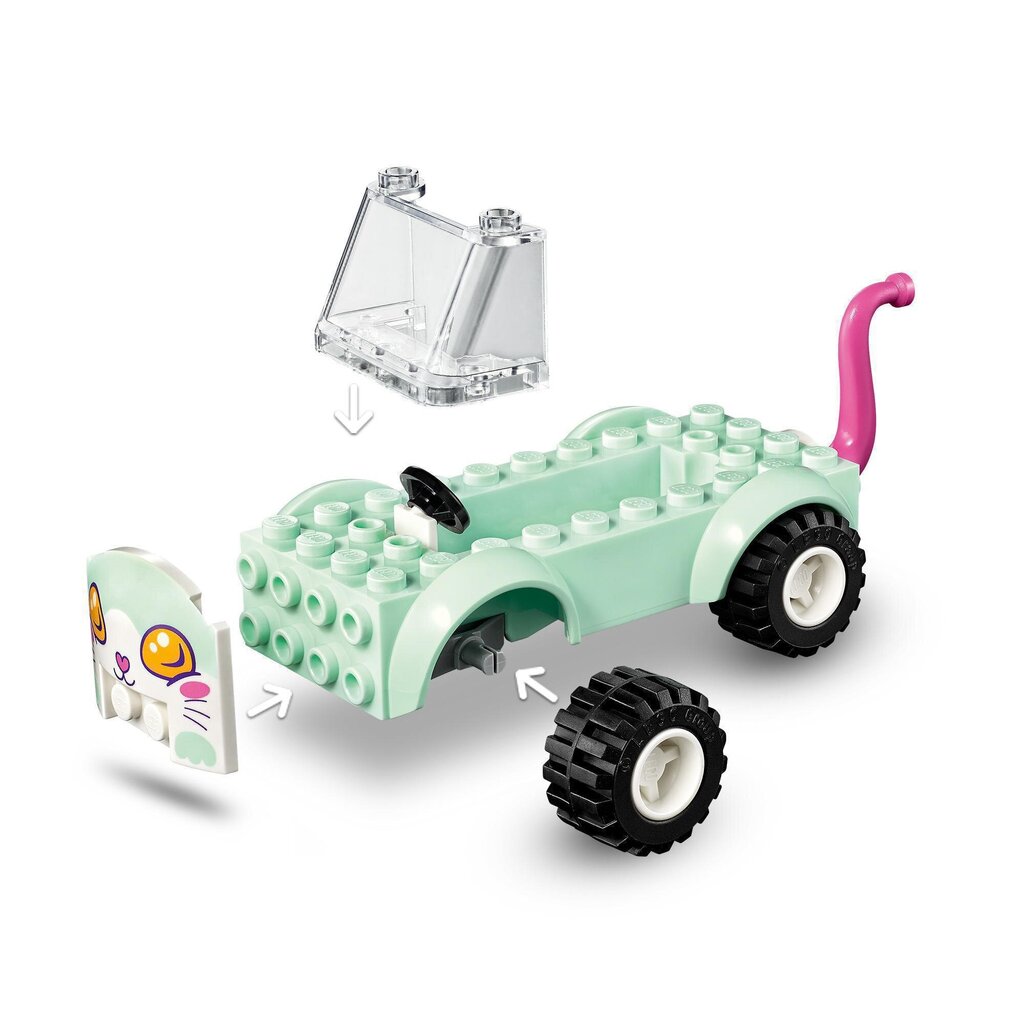 41439 LEGO® Friends Kačių priežiūros automobilis kaina ir informacija | Konstruktoriai ir kaladėlės | pigu.lt