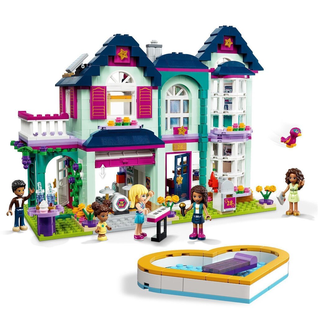 41449 LEGO® Friends Andrea šeimos namas kaina ir informacija | Konstruktoriai ir kaladėlės | pigu.lt