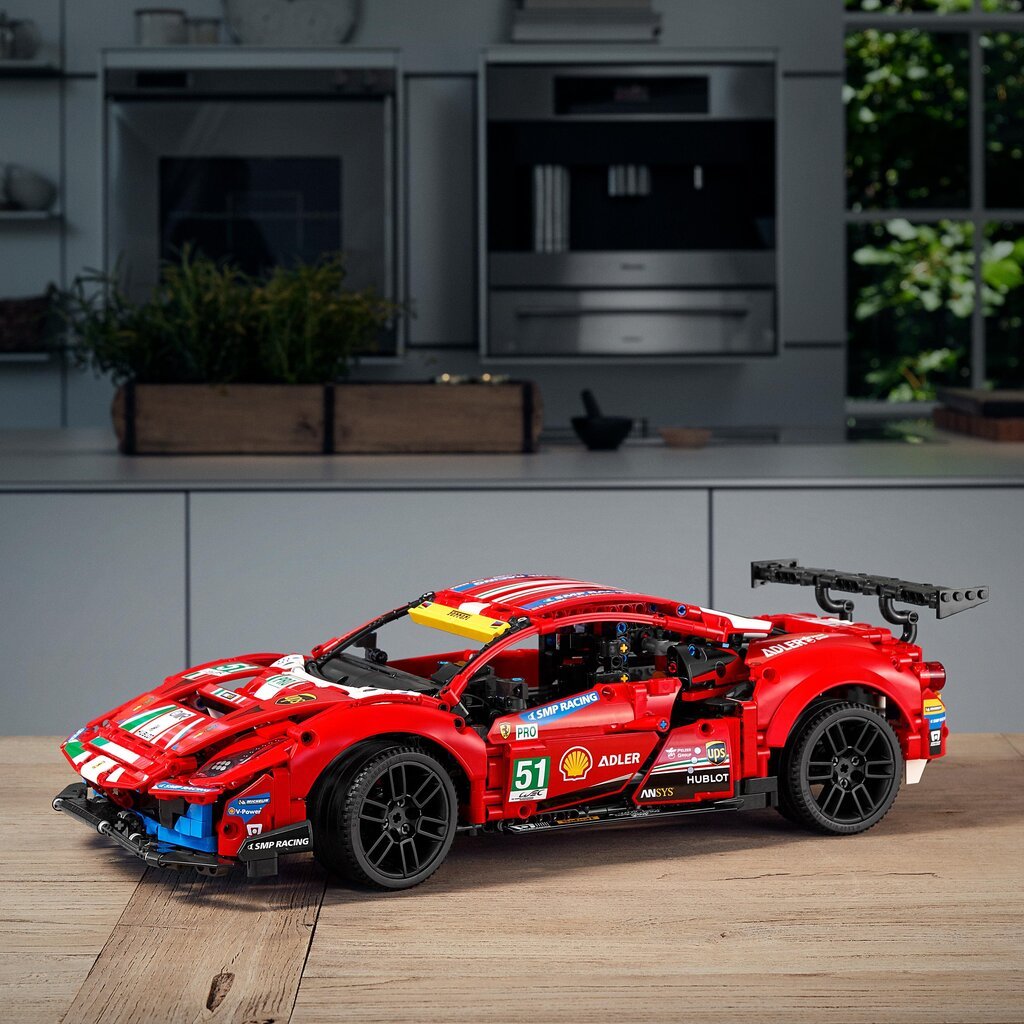 42125 LEGO® Technic Ferrari 488 GTE „AF Corse #51“ kaina ir informacija | Konstruktoriai ir kaladėlės | pigu.lt