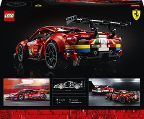 42125 LEGO® Technic Ferrari 488 GTE AF Corse #51 цена и информация | Конструкторы и кубики | pigu.lt