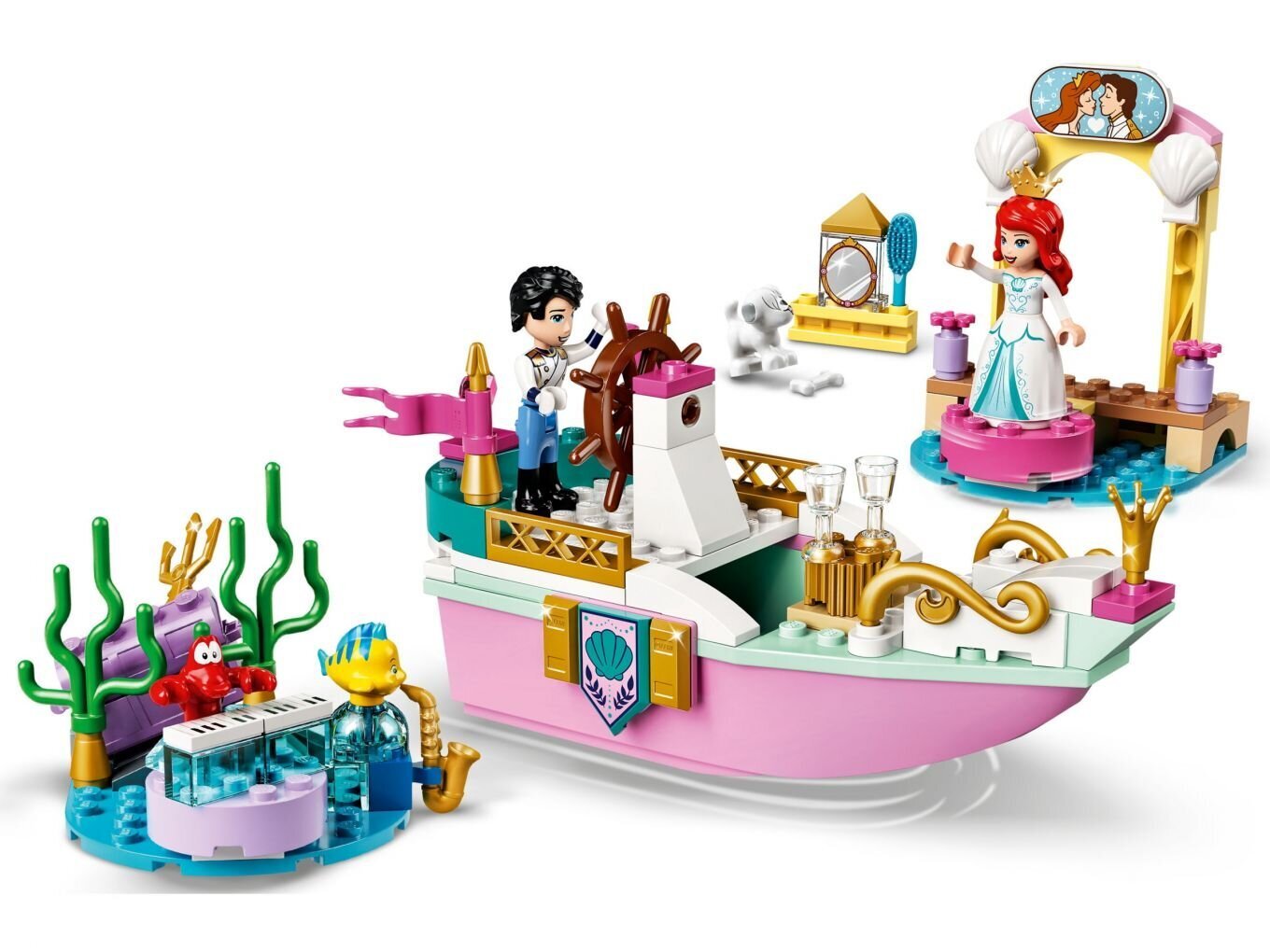 43191 LEGO® Disney Princess Праздничный корабль Русалки цена | pigu.lt