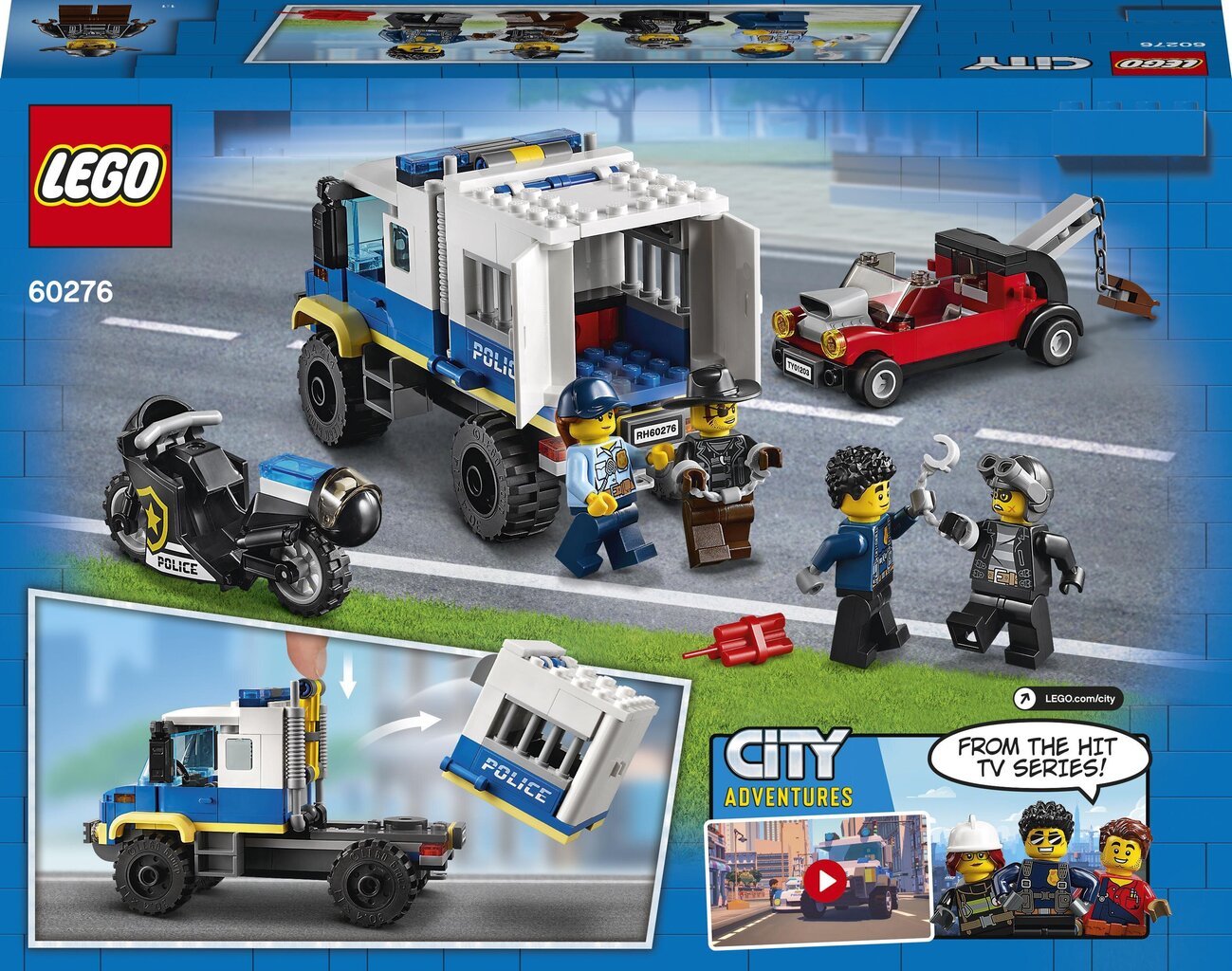 60276 LEGO® City Policijos kalinių furgonas kaina | pigu.lt