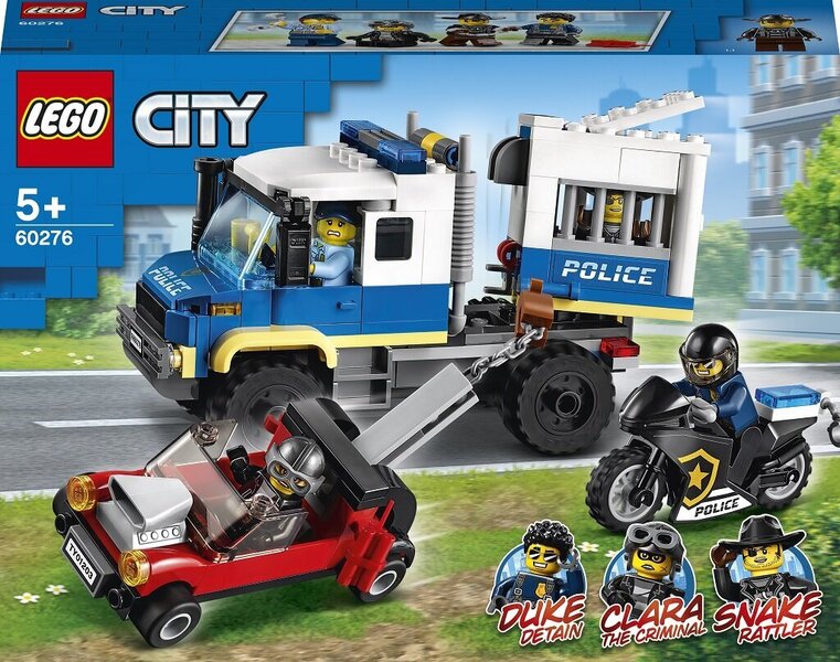 delete hail Accompany 60276 LEGO® City Policijos kalinių furgonas kaina | pigu.lt