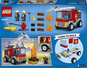 60280 LEGO® City Ugniagesių automobilis su kopėčiomis kaina ir informacija | Konstruktoriai ir kaladėlės | pigu.lt