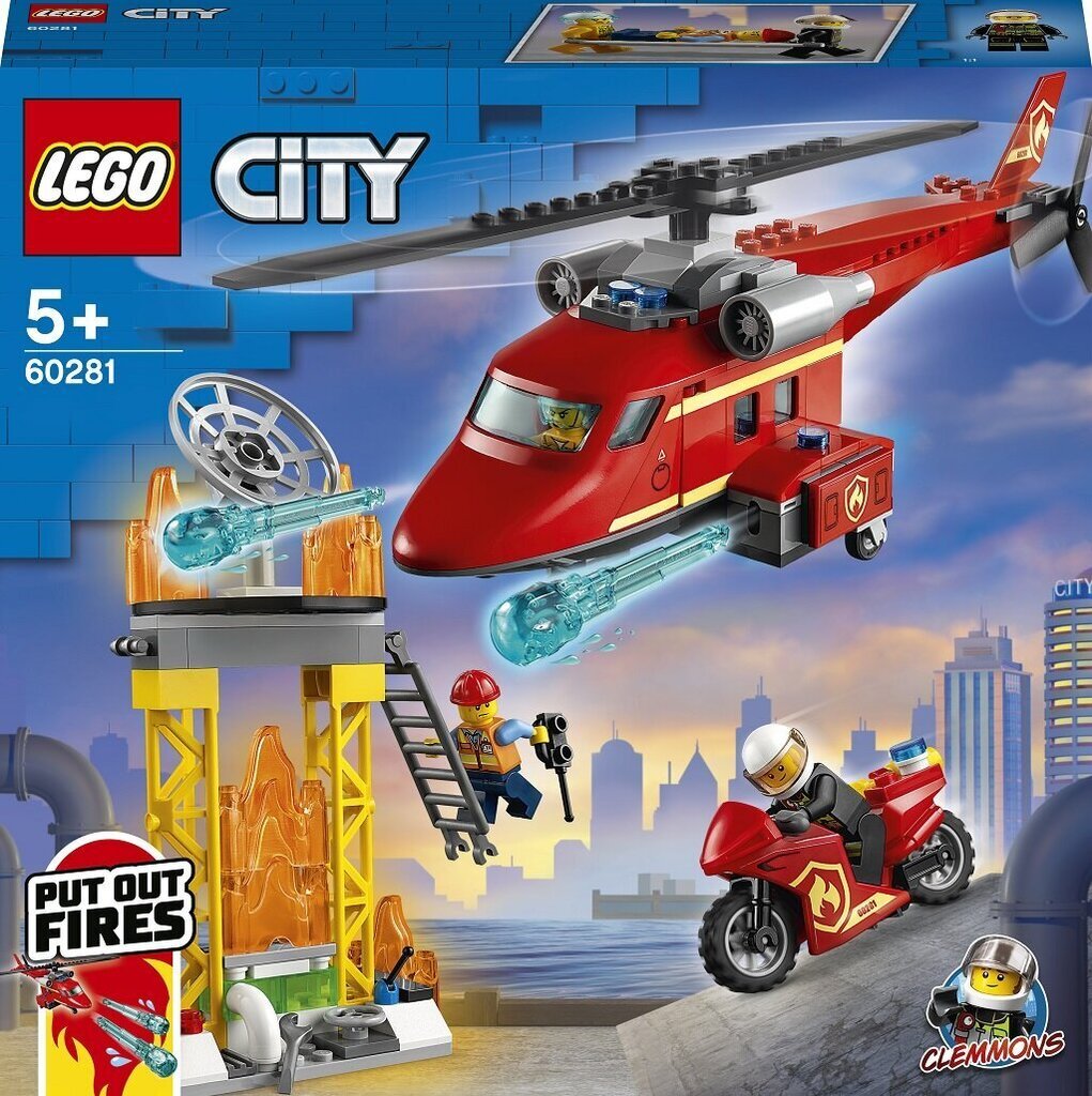 60281 LEGO® City Ugniagesių sraigtasparnis kaina ir informacija | Konstruktoriai ir kaladėlės | pigu.lt