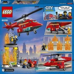 60281 LEGO® City Fire Пожарный вертолет цена и информация | Конструкторы и кубики | pigu.lt