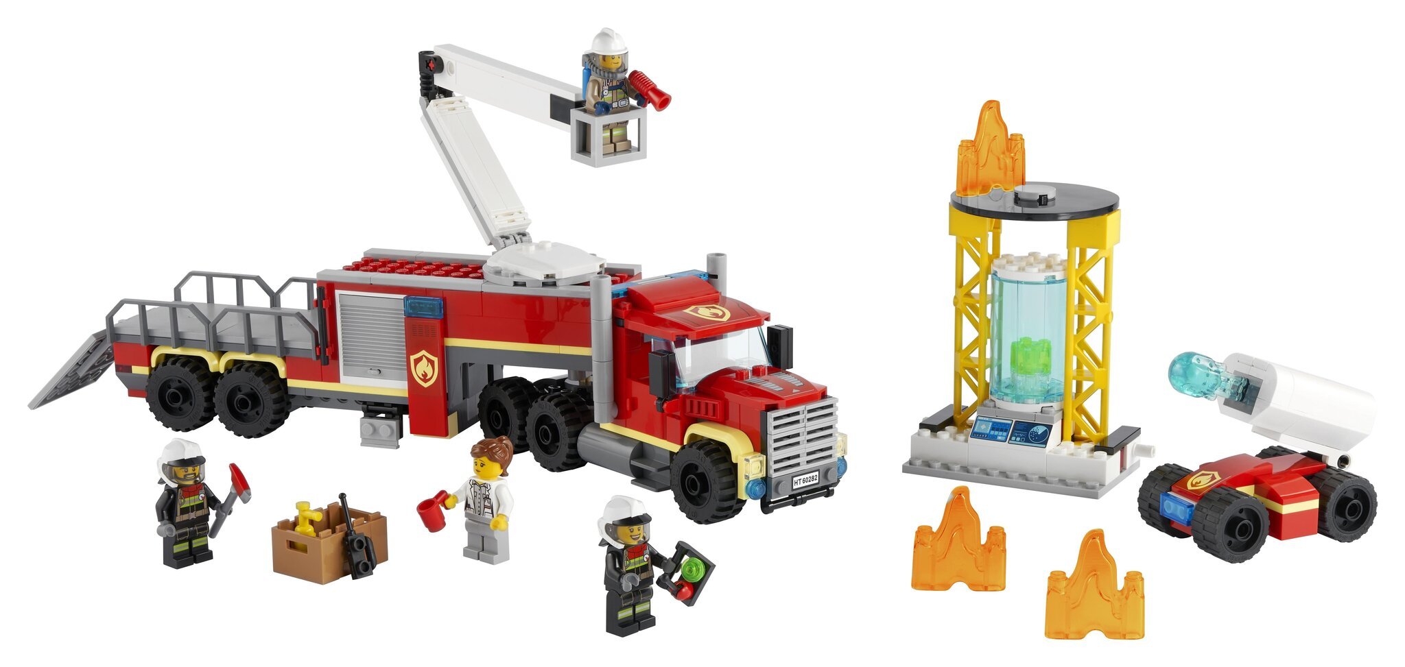 60282 LEGO® City Ugniagesių vadavietė kaina ir informacija | Konstruktoriai ir kaladėlės | pigu.lt