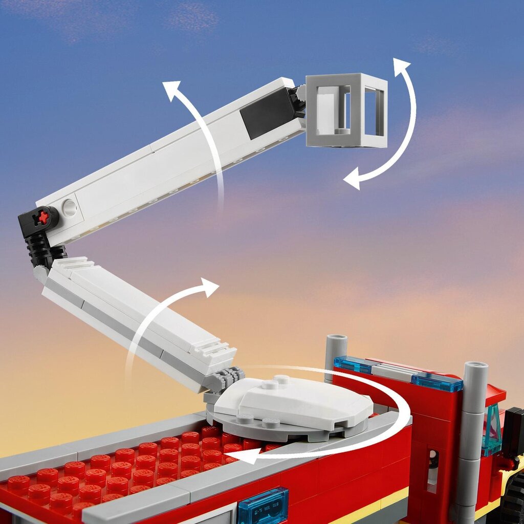 60282 LEGO® City Ugniagesių vadavietė kaina ir informacija | Konstruktoriai ir kaladėlės | pigu.lt