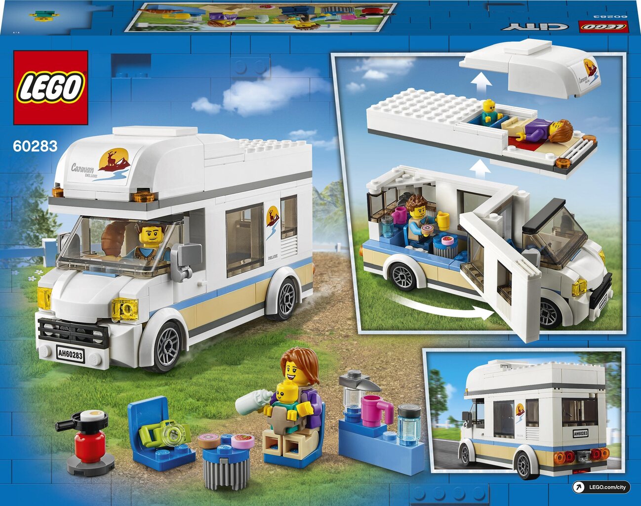 60283 LEGO® City Great Vehicles Отпуск в доме на колесах цена | pigu.lt