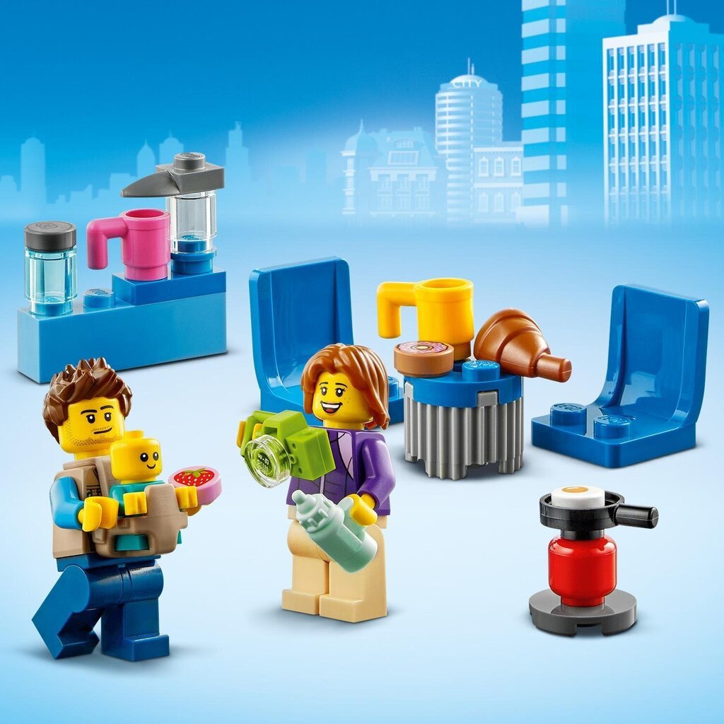 60283 LEGO® City Stovyklautojų atostogų furgonas цена и информация | Konstruktoriai ir kaladėlės | pigu.lt