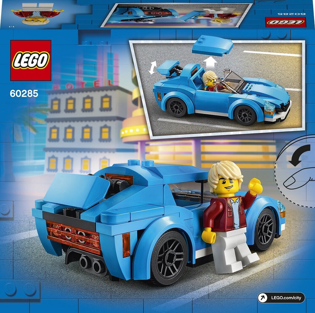 60285 LEGO® City Sportinis automobilis kaina ir informacija | Konstruktoriai ir kaladėlės | pigu.lt