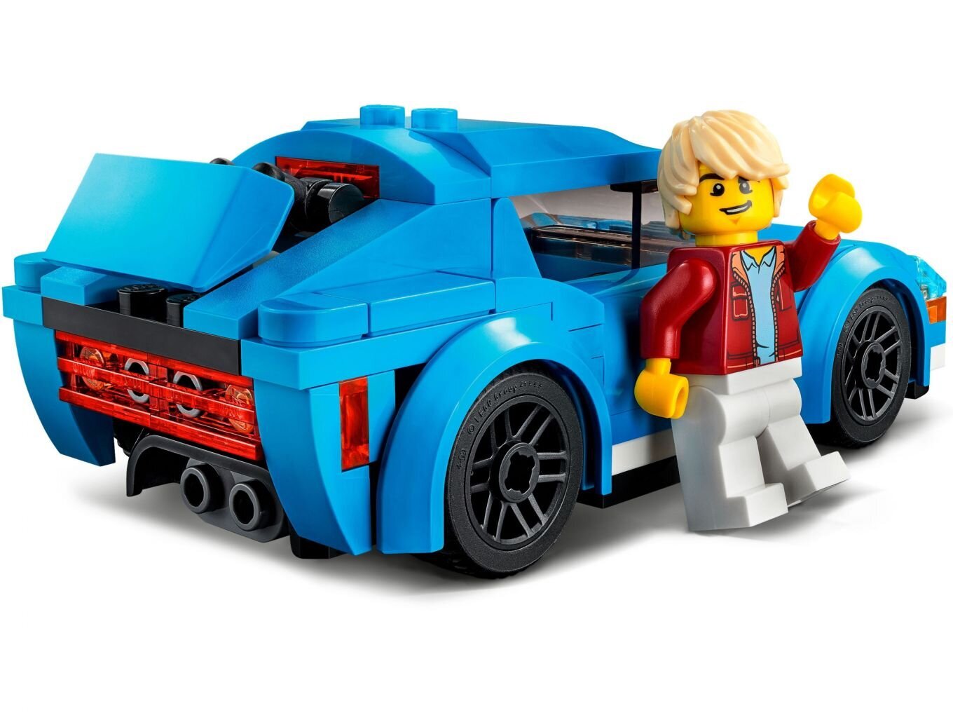 60285 LEGO® City Sportinis automobilis kaina ir informacija | Konstruktoriai ir kaladėlės | pigu.lt