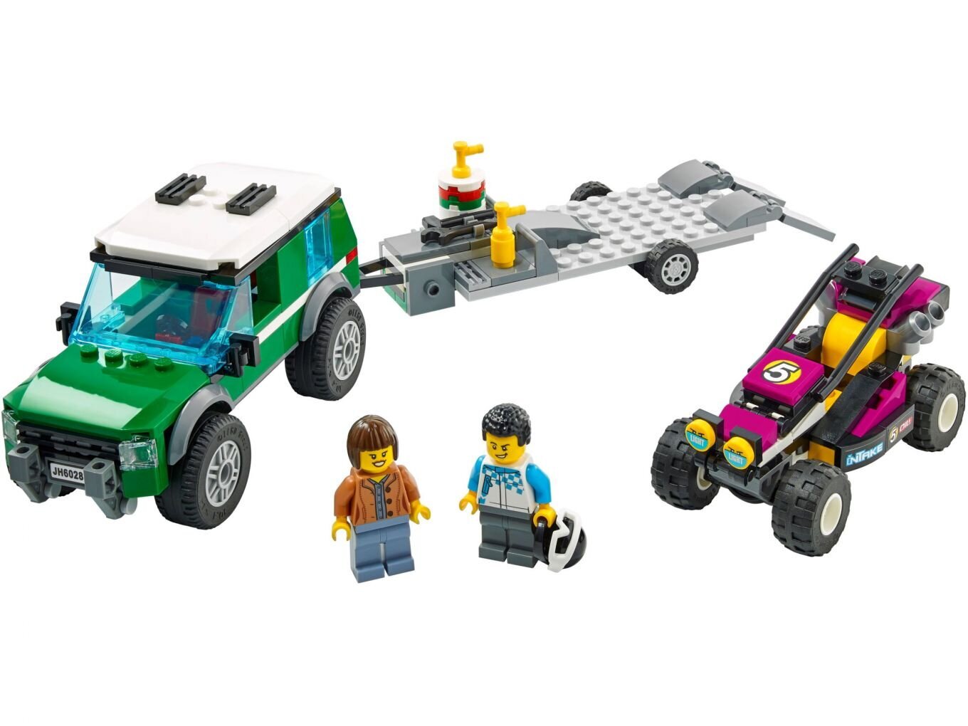 60288 LEGO® City Lenktyninio bagio transporteris kaina ir informacija | Konstruktoriai ir kaladėlės | pigu.lt