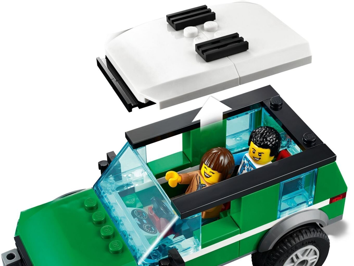 60288 LEGO® City Lenktyninio bagio transporteris kaina ir informacija | Konstruktoriai ir kaladėlės | pigu.lt