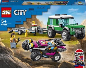 60288 LEGO® City Great Vehicles Гоночный багги-транспортёр цена и информация | Конструкторы и кубики | pigu.lt