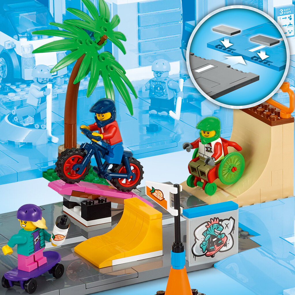 60290 LEGO® City Riedučių parkas kaina ir informacija | Konstruktoriai ir kaladėlės | pigu.lt