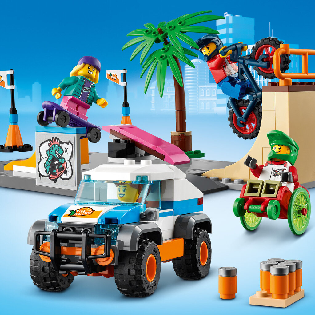 60290 LEGO® City Riedučių parkas kaina ir informacija | Konstruktoriai ir kaladėlės | pigu.lt