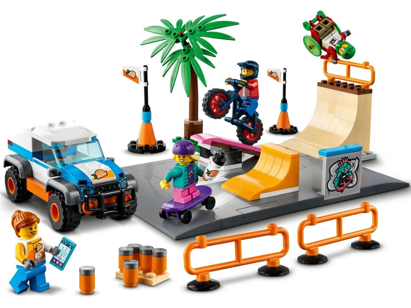 60290 LEGO® City Riedučių parkas kaina ir informacija | Konstruktoriai ir kaladėlės | pigu.lt