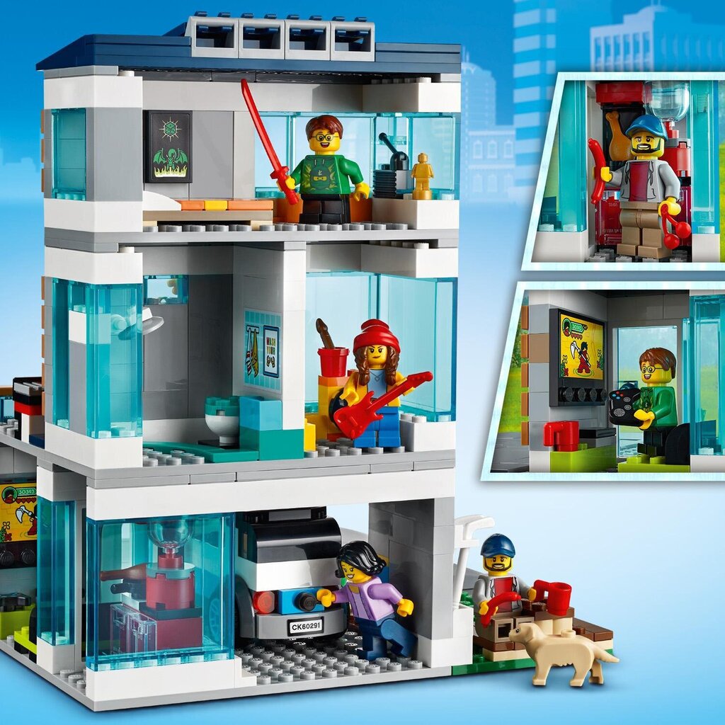 60291 LEGO® City Šeimos namas kaina ir informacija | Konstruktoriai ir kaladėlės | pigu.lt