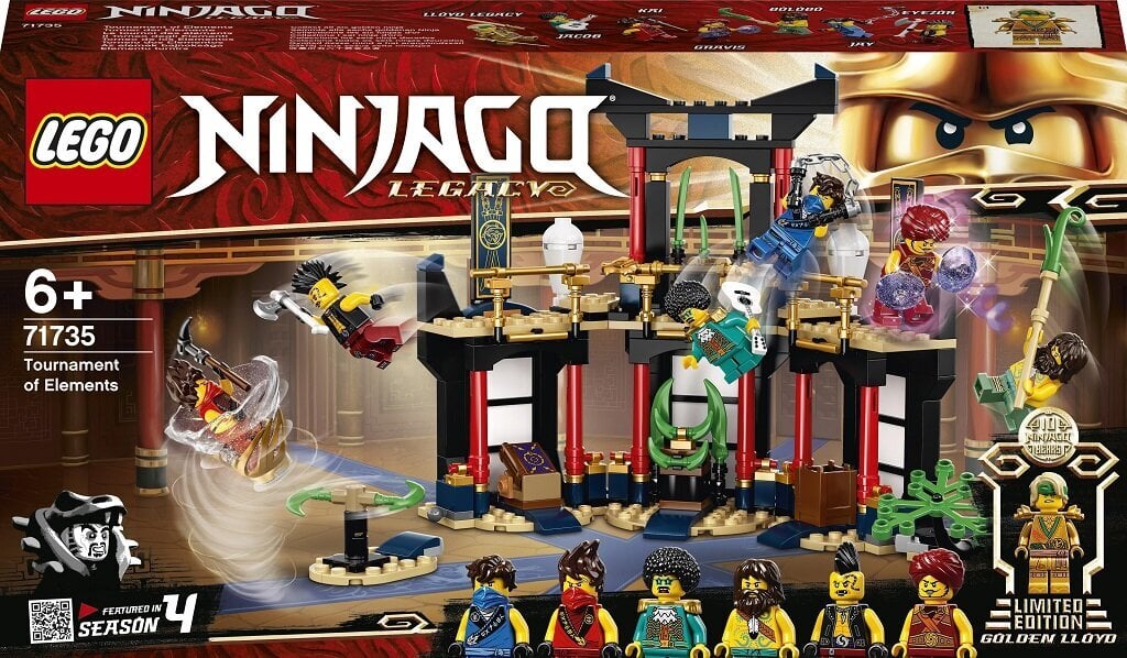 71735 LEGO® NINJAGO Elementų turnyras цена и информация | Konstruktoriai ir kaladėlės | pigu.lt