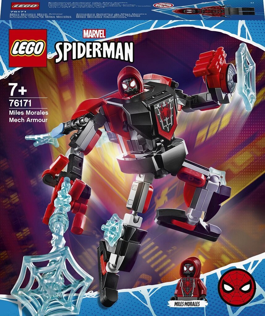 76171 LEGO® Marvel Avengers Super Heroes Miles Morales Бронированный робот  цена | pigu.lt