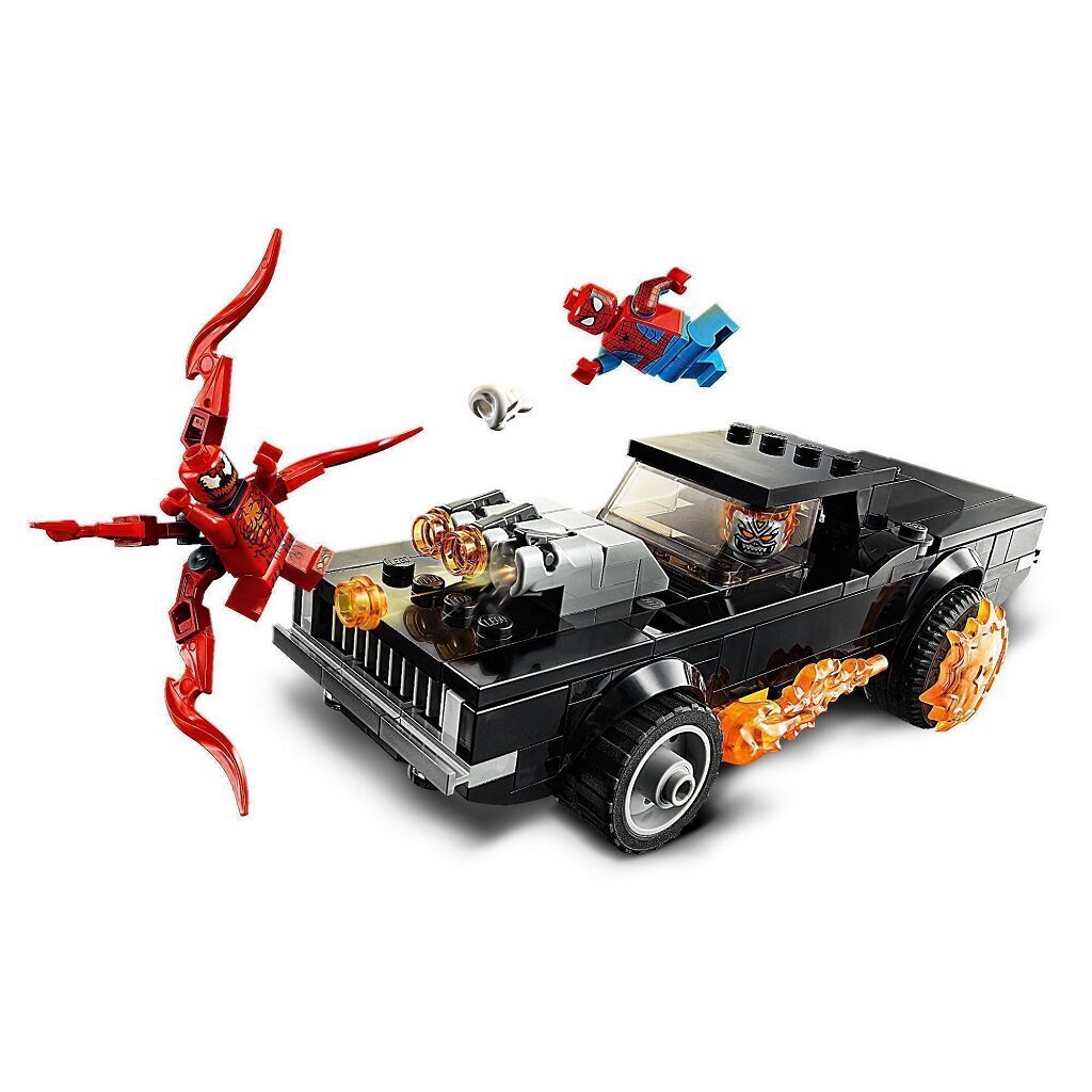 76173 LEGO® Marvel Super Heroes Человек-Паук и Темный байкер против Carnage  цена | pigu.lt