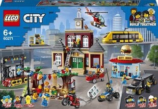 60271 LEGO® City Pagrindinė aikštė kaina ir informacija | Konstruktoriai ir kaladėlės | pigu.lt