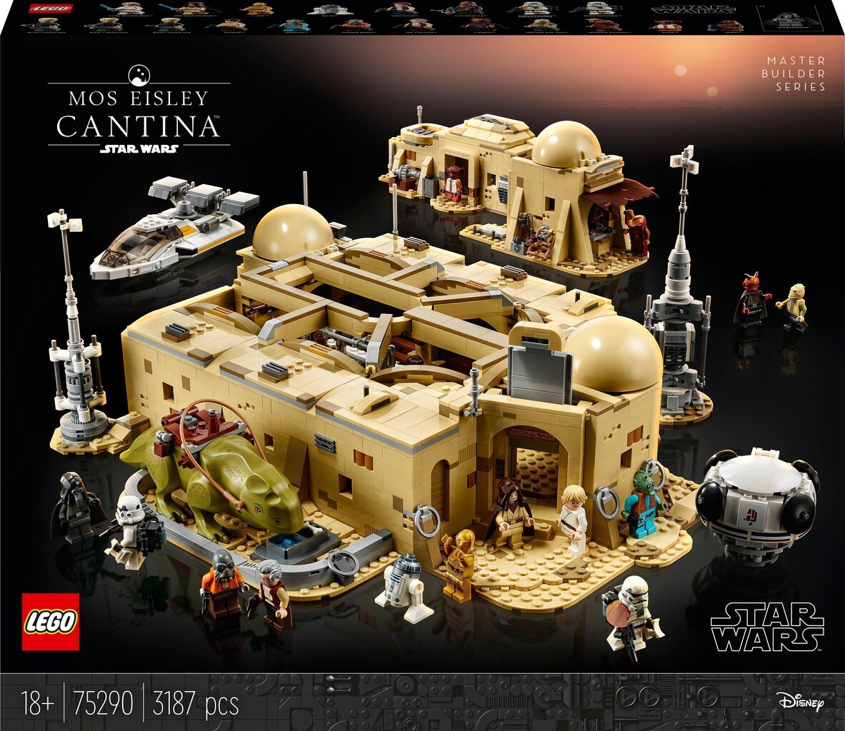 75290 LEGO® Star Wars Mos Eisley Cantina kaina ir informacija | Konstruktoriai ir kaladėlės | pigu.lt