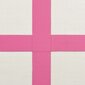 Pripučiamas gimnastikos kilimėlis vidaXL, 400x100x15 cm, rožinis kaina ir informacija | Kilimėliai sportui | pigu.lt