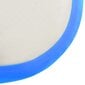 Pripučiamas gimnastikos kilimėlis VidaXL, 600x100x15 cm, mėlynas kaina ir informacija | Kilimėliai sportui | pigu.lt