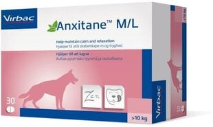 Papildas nuo streso šunims Virbac Anxitane M/L, 30 vnt. kaina ir informacija | Vitaminai, papildai, antiparazitinės priemonės šunims | pigu.lt
