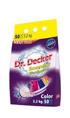 Dr. Decker skalbimo milteliai Color, 3,2 kg kaina ir informacija | Skalbimo priemonės | pigu.lt