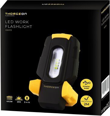 THORGEON LED žibintuvėlis kaina ir informacija | Žibintuvėliai, prožektoriai | pigu.lt