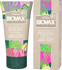 Скраб для кожи головы Lbiotica Biovax Botanic peeling, 125 мл цена и информация | Средства для укрепления волос | pigu.lt