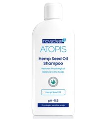 Šampūnas sausiems ir pažeistiems plaukams Novaclear Atopis Hemp Seed Oil, 250 ml kaina ir informacija | Šampūnai | pigu.lt