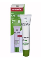 Veido kremas nuo spuogų Iwostin Purritin Fast, 40 ml kaina ir informacija | Veido kremai | pigu.lt