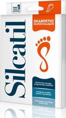 Маска для ног - носки Silcatil Exfoliating Foot Mask, 1 шт цена и информация | Кремы, лосьоны для тела | pigu.lt