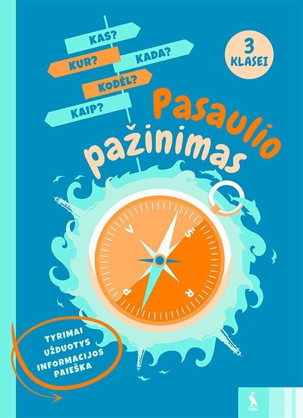 Knyga Pasaulio pažinimas 3 klasei (tyrimai, užduotys) kaina ir informacija | Enciklopedijos ir žinynai | pigu.lt