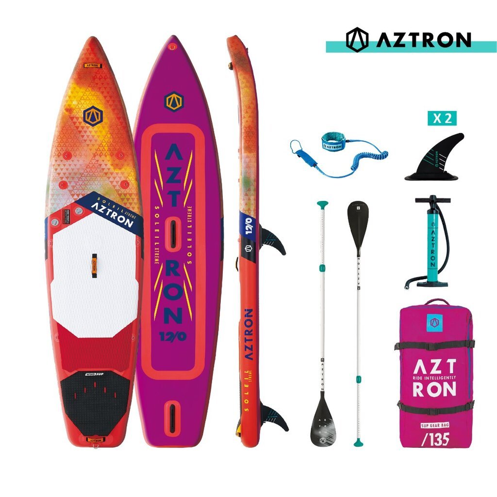 Pripučiama Irklentė Aztron Soleil Xtreme Touring 12'0" kaina ir informacija | Irklentės, vandens slidės ir atrakcionai | pigu.lt