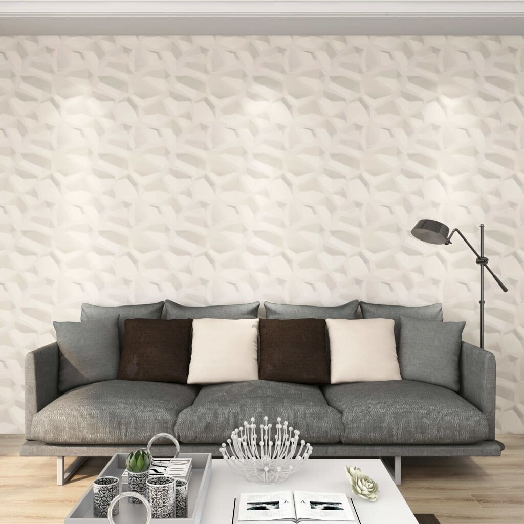 Sienos plokštės, 12vnt., 0,5x0,5m, 3m², 3D kaina ir informacija |  Lubų, sienų dekoro elementai | pigu.lt