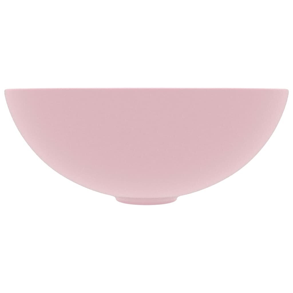 Vonios kambario praustuvas, matinis rožinis, keramika kaina ir informacija | Praustuvai | pigu.lt