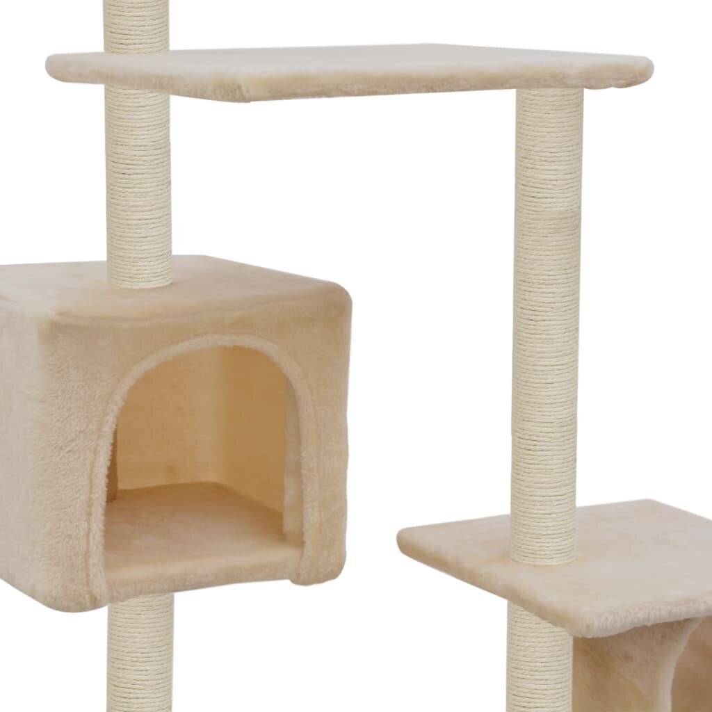 Kačių draskyklė su stovais iš sizalio, 260 cm, цена и информация | Draskyklės | pigu.lt
