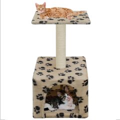 Draskyklė katėms su stovu iš sizalio, 55 cm, цена и информация | Когтеточки | pigu.lt