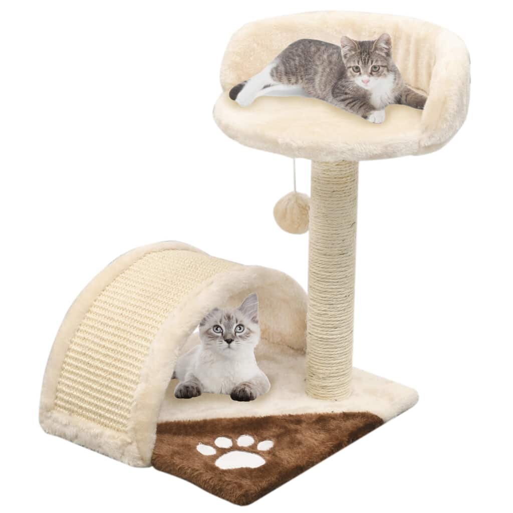 Draskyklė katėms su stovu iš sizalio, 40 cm, цена и информация | Draskyklės | pigu.lt