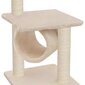 Draskyklė katėms su stovais iš sizalio, 65cm, kaina ir informacija | Draskyklės | pigu.lt