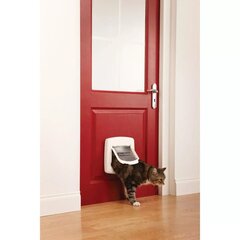 Магнитная откидная дверца PetSafe для кошек, белая цена и информация | Переноски, сумки | pigu.lt