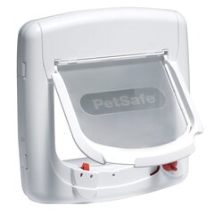 Магнитная откидная дверца PetSafe для кошек, белая цена и информация | Переноски, сумки | pigu.lt