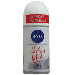 Дезодорант Nivea Antyperspirant Roll-On Dry Comfort, 50 мл цена и информация | Дезодоранты | pigu.lt