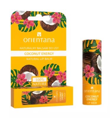Lūpų balzamas Orientana Coconut Energy, 4,2 g kaina ir informacija | Lūpų dažai, blizgiai, balzamai, vazelinai | pigu.lt