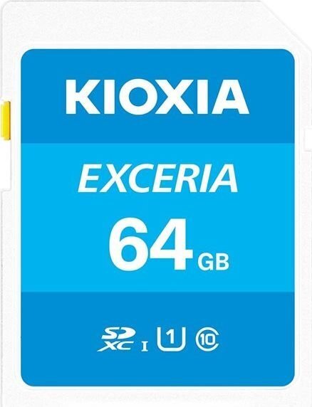 Kioxia LNEX1L064GG4 64 GB цена и информация | Atminties kortelės fotoaparatams, kameroms | pigu.lt